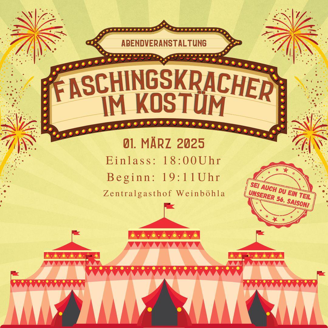 Faschingskracher im Kostüm 